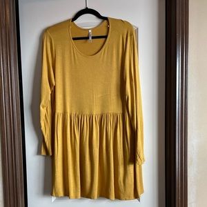 COPY - Mustard baby doll tunic